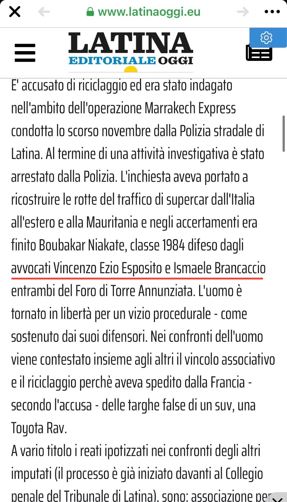 scarcerazione mandato arresto europeo