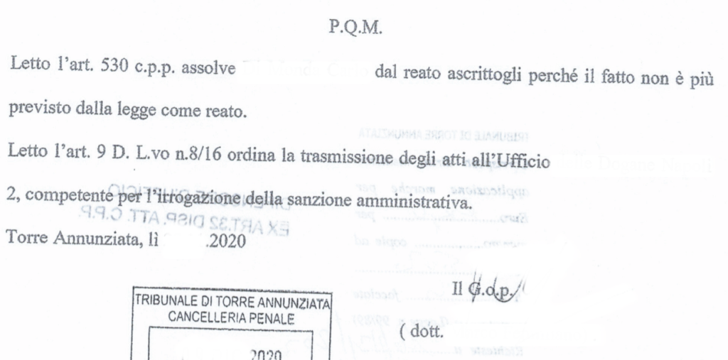 Sentenza Guida Senza Patente (3)