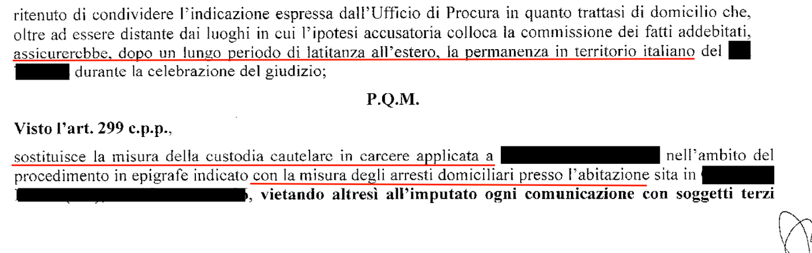 custodia cautelare arresto Spagna 