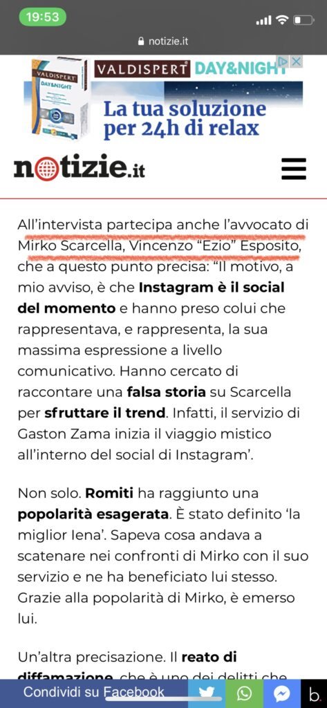 Dalle prime minacce al video di risposta al servizio de Le Iene: Mirko Scarcella, in un'intervista a Notizie.it, ripercorre la propria storia.