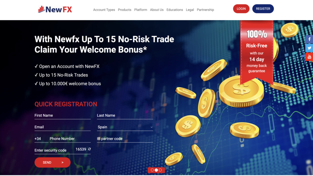 NewFX: reviews. Scam or not. Fake online trading
