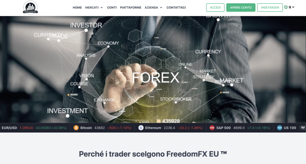 Freedom FX EU: cuidado con la estafa. Trading en línea falso