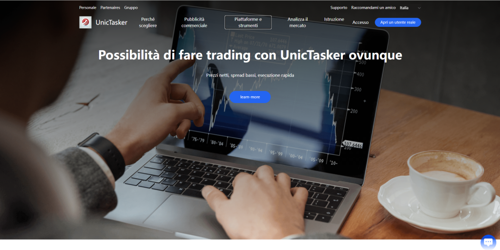 UnicTasker: attenzione alla truffa. Falso trading on line