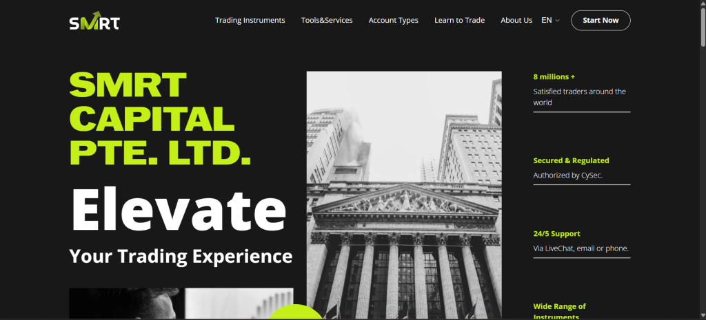 SMRT CAPITAL PTE. LTD.: attenzione alla truffa. Falso trading on line