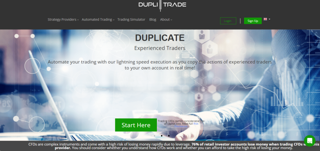 Duplitrade: cuidado con la estafa. Trading en línea falso
