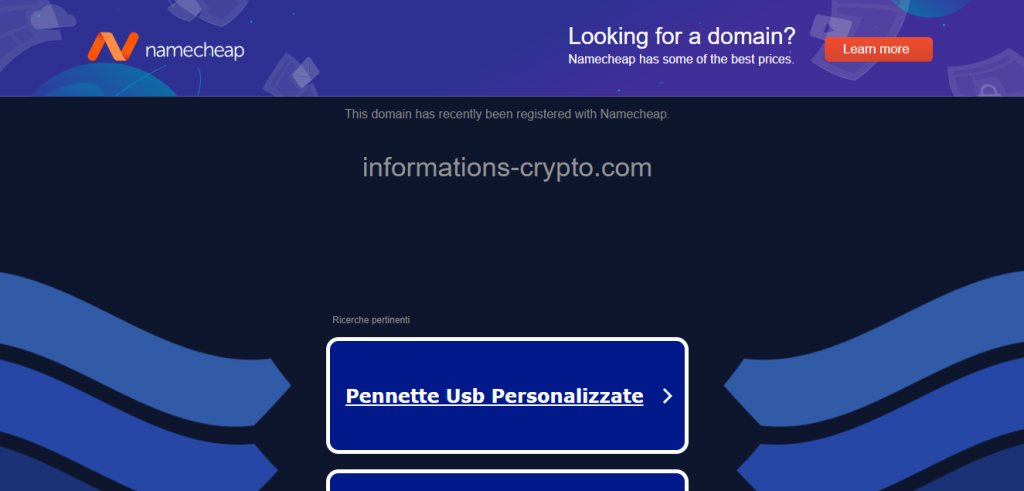 informations-crypto.com: attenzione alla truffa. Falso trading on line