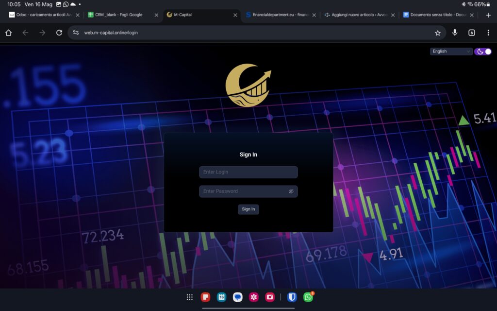 M-Capital: cuidado con la estafa. Trading en línea falso