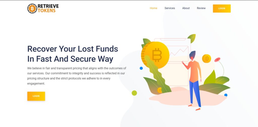 Retrieve Tokens: cuidado con la estafa. Trading en línea falso