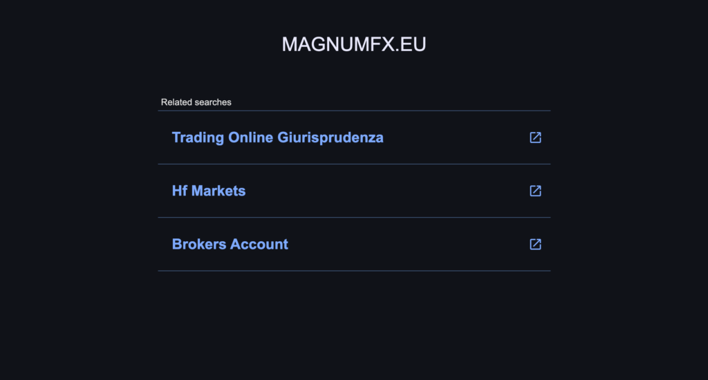 magnumfx: cuidado con la estafa. Trading en línea falso