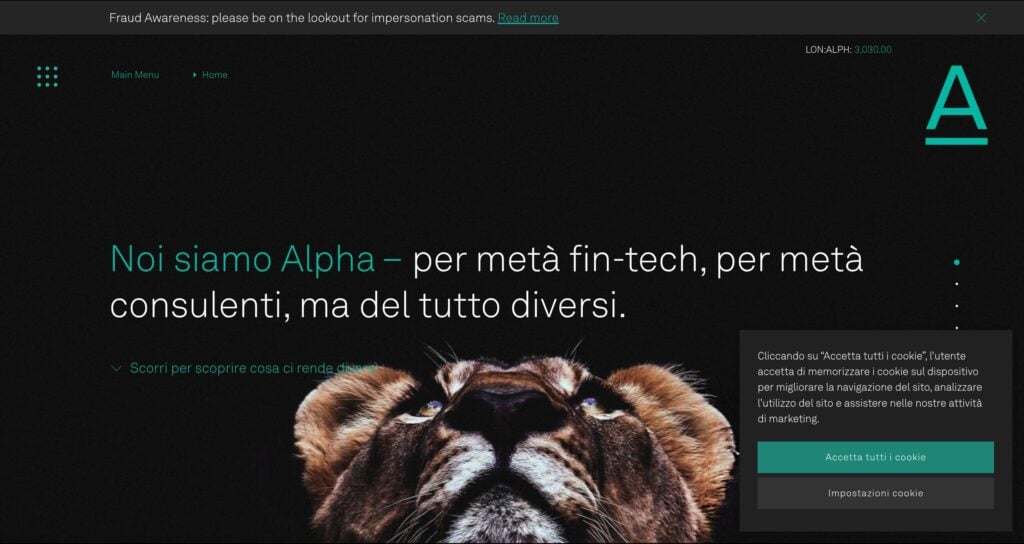 Alpha Group: attenzione alla truffa. Falso trading on line
