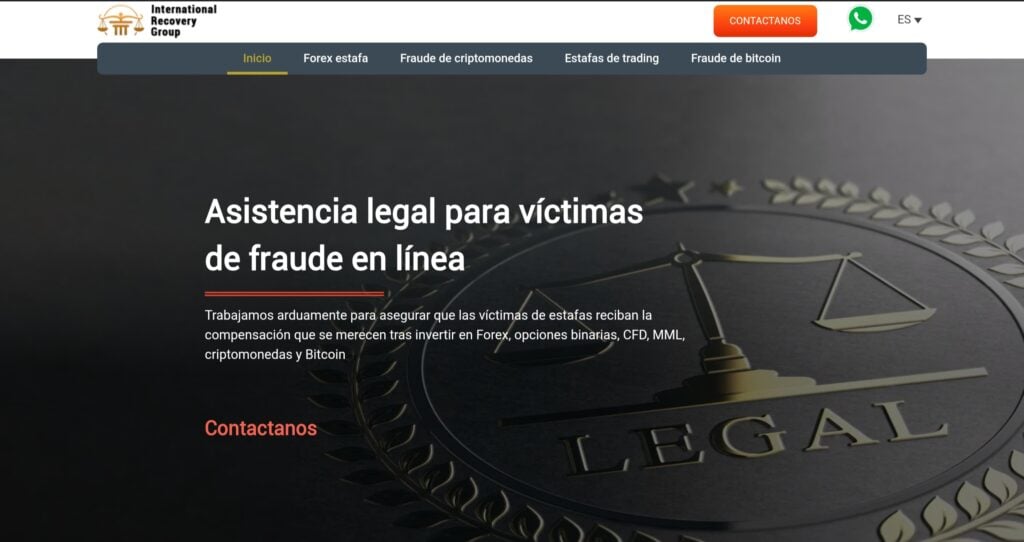 International Recovery Group: reviews. Scam or not. Fake online trading