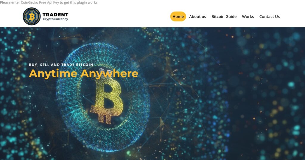 TRADENT CryptoCurrency: attenzione alla truffa. Falso trading on line