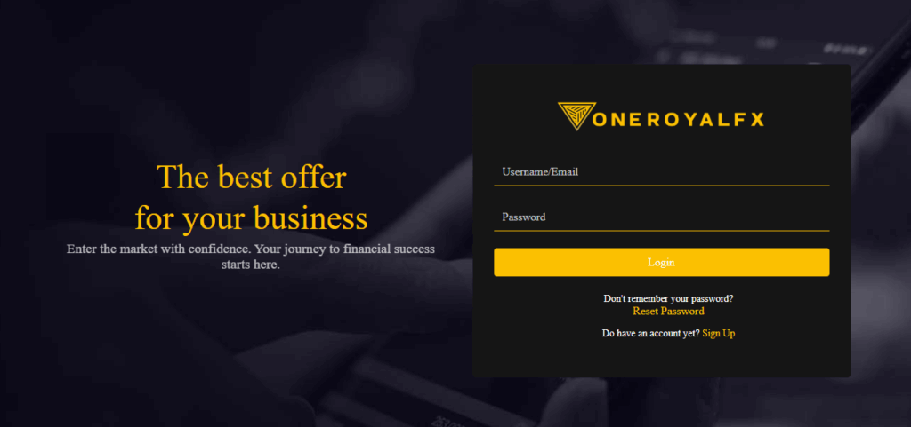 Oneroyalfx: reviews. Scam or not. Online fraud lawyer