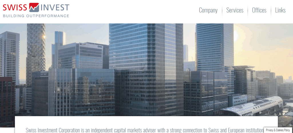 swissinvest: reviews. Scam or not. Fake online trading