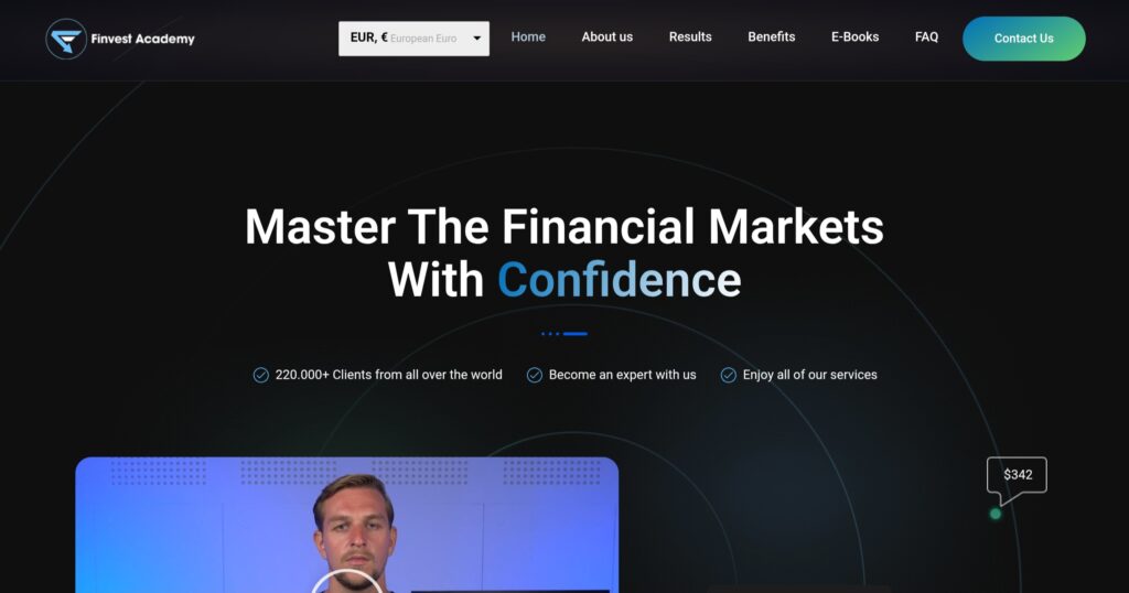 Finvest Academy: reviews. Scam or not. Fake online trading