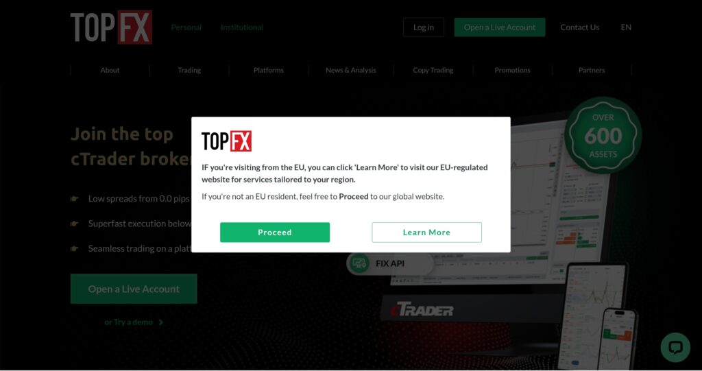TOPFX: reviews. Scam or not. Fake online trading