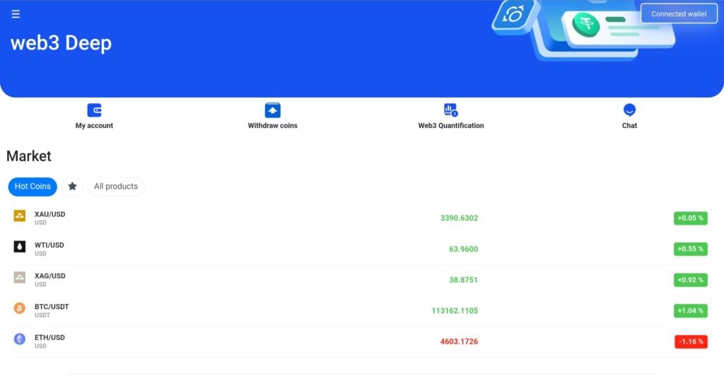 web3 Deep: reviews. Scam or not. Fake online trading