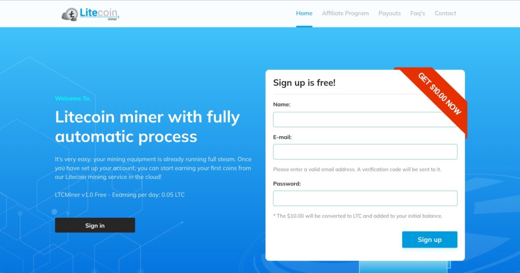 Litecoin miner: reviews. Scam or not. Online fraud lawyer