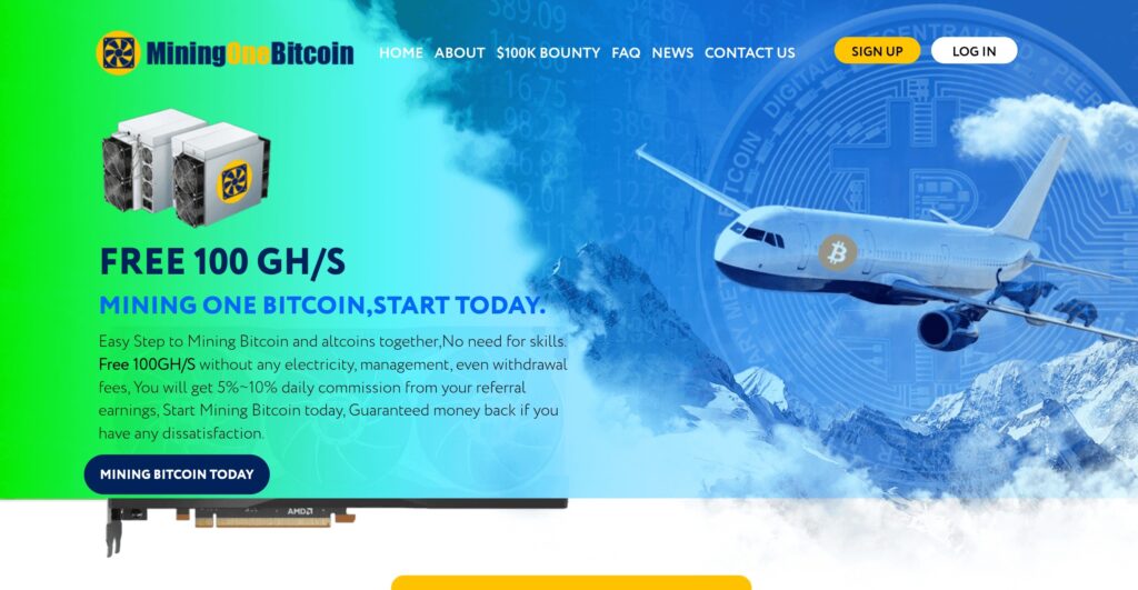 MiningOneBitcoin: attenzione alla truffa. Falso trading on line