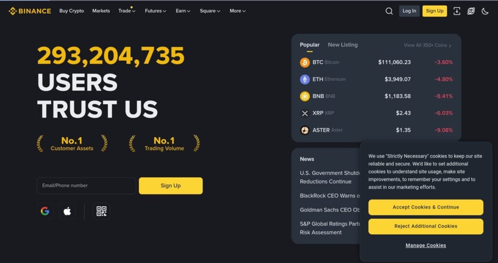 BINANCE: attenzione alla truffa. Falso trading on line