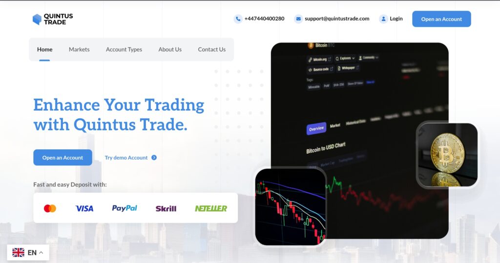 QUINTUS TRADE: attenzione alla truffa. Falso trading on line