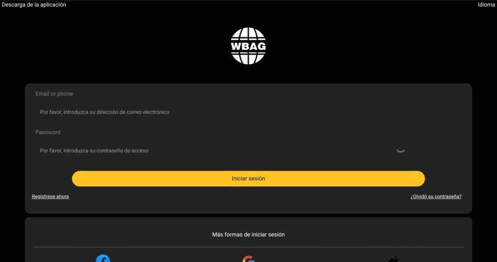 WBAG: attenzione alla truffa. Falso trading on line