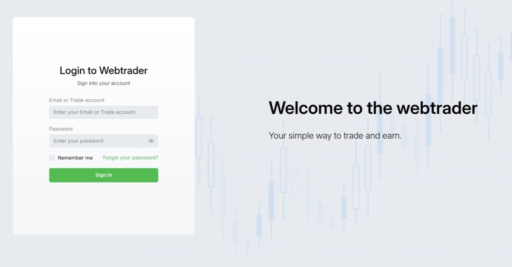 Webtrader: cuidado con la estafa. Trading en línea falso