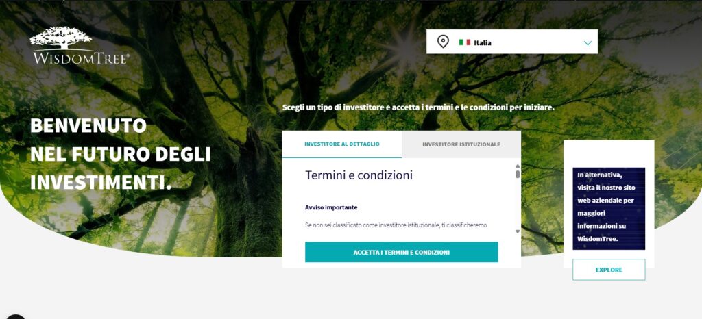 WisdomTree: attenzione alla truffa. Falso trading on line