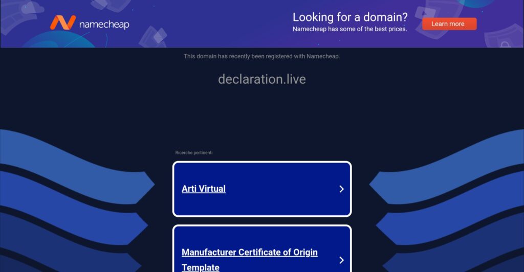 declaration.live: attenzione alla truffa. Falso trading on line