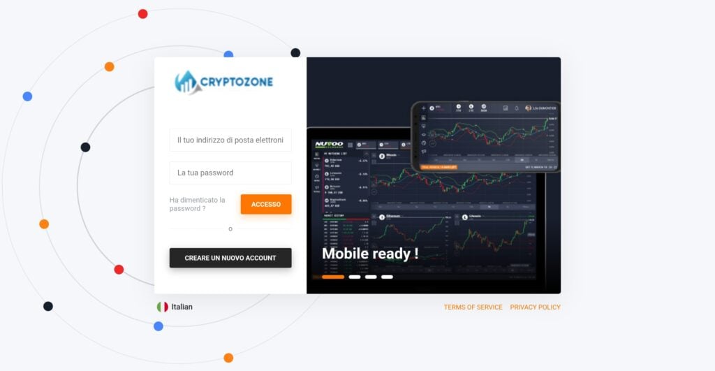 CRYPTOZONE LTD: attenzione alla truffa. Falso trading on line