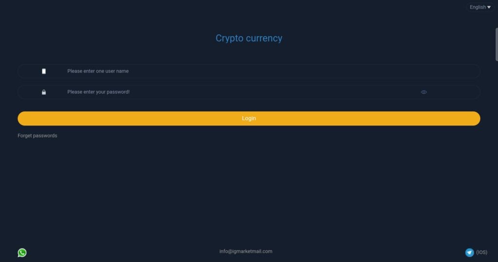 Crypto currency: cuidado con la estafa. Trading en línea falso