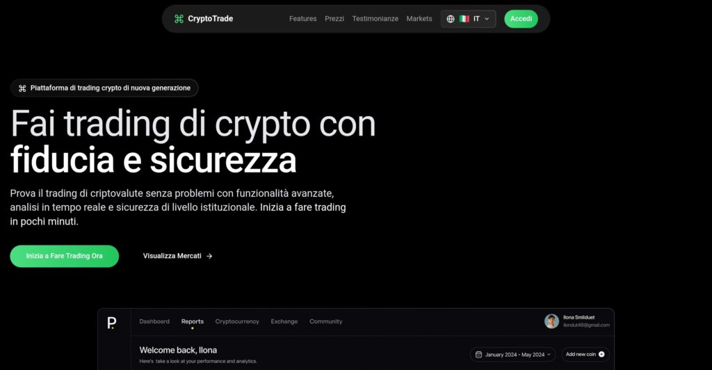 CryptoTrade: attenzione alla truffa. Falso trading on line