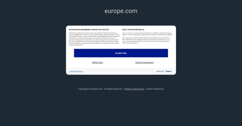 Europe: attenzione alla truffa. Falso trading on line