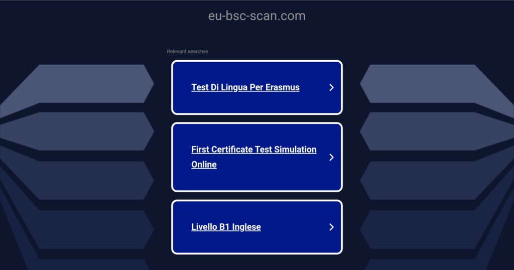 eu-bsc-scan.com: attenzione alla truffa. Falso trading on line