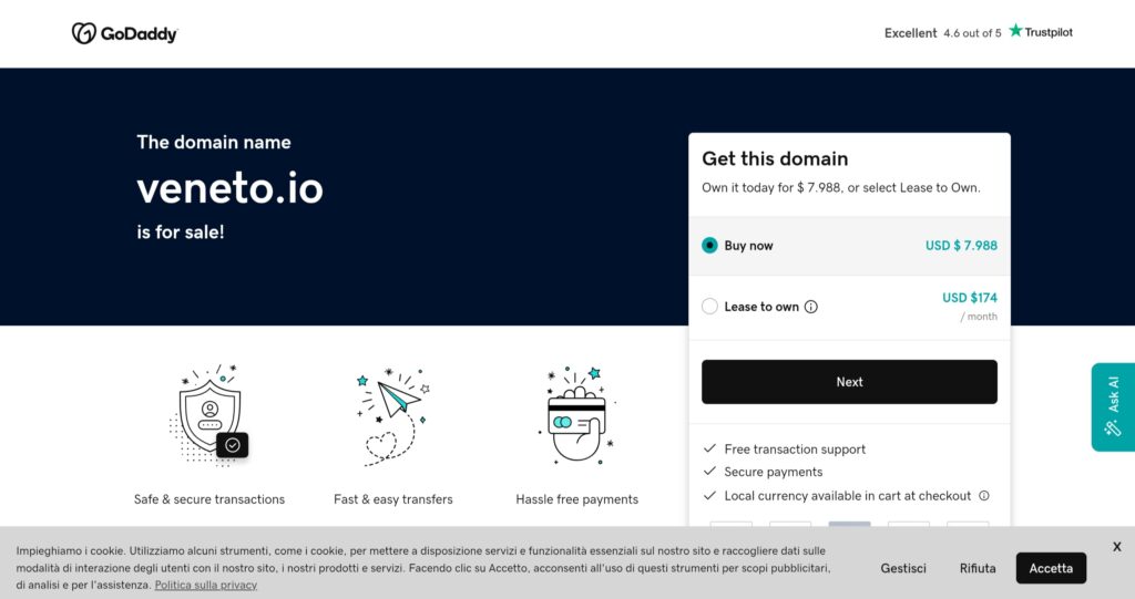 veneto.io: cuidado con la estafa. Trading en línea falso