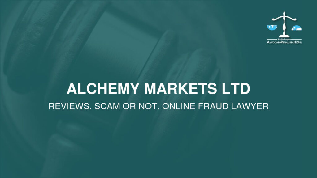 ALCHEMY MARKETS LTD: cuidado con la estafa. Trading en línea falso