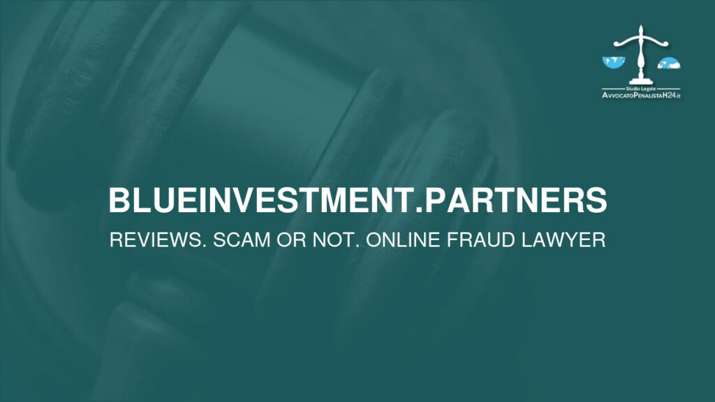 blueinvestment.partners: cuidado con la estafa. Trading en línea falso