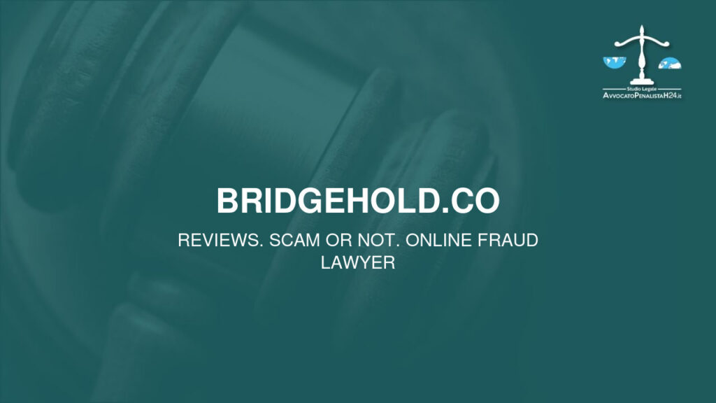 BridgeHold.co: attenzione alla truffa. Falso trading on line