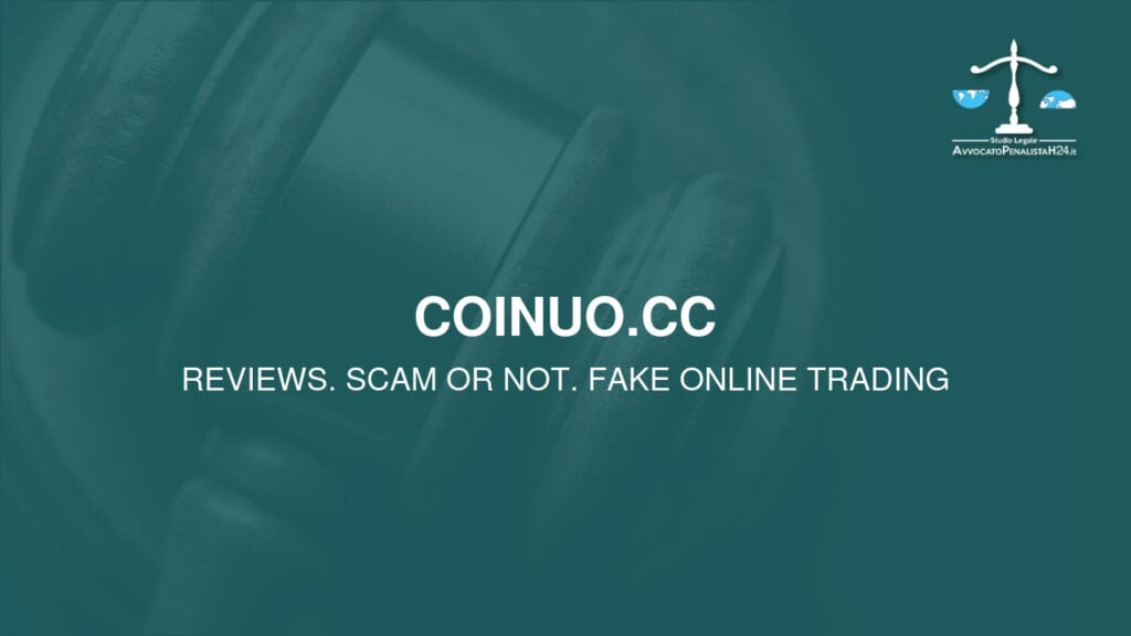 coinuo.cc: attenzione alla truffa. Falso trading on line