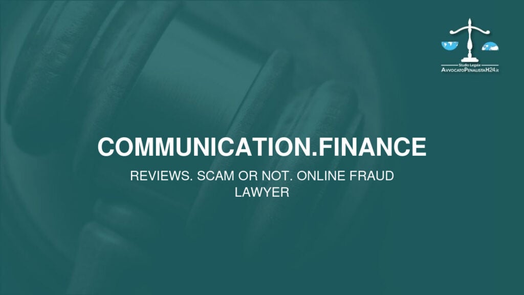 communication.finance: cuidado con la estafa. Trading en línea falso