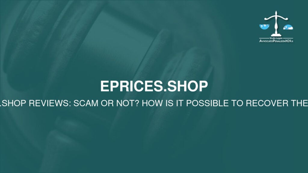 Avis sur eprices.shop: arnaque ou pas? Est-il possible de récupérer l’argent?