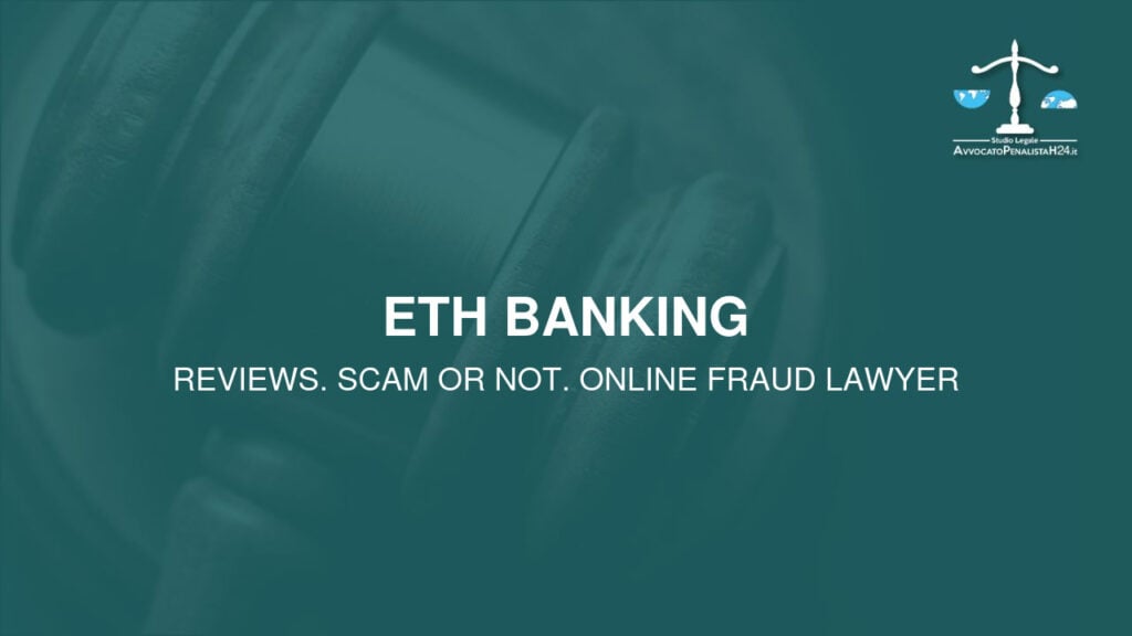Eth banking: avis, arnaque ou pas? Est-il possible de récupérer l’argent?