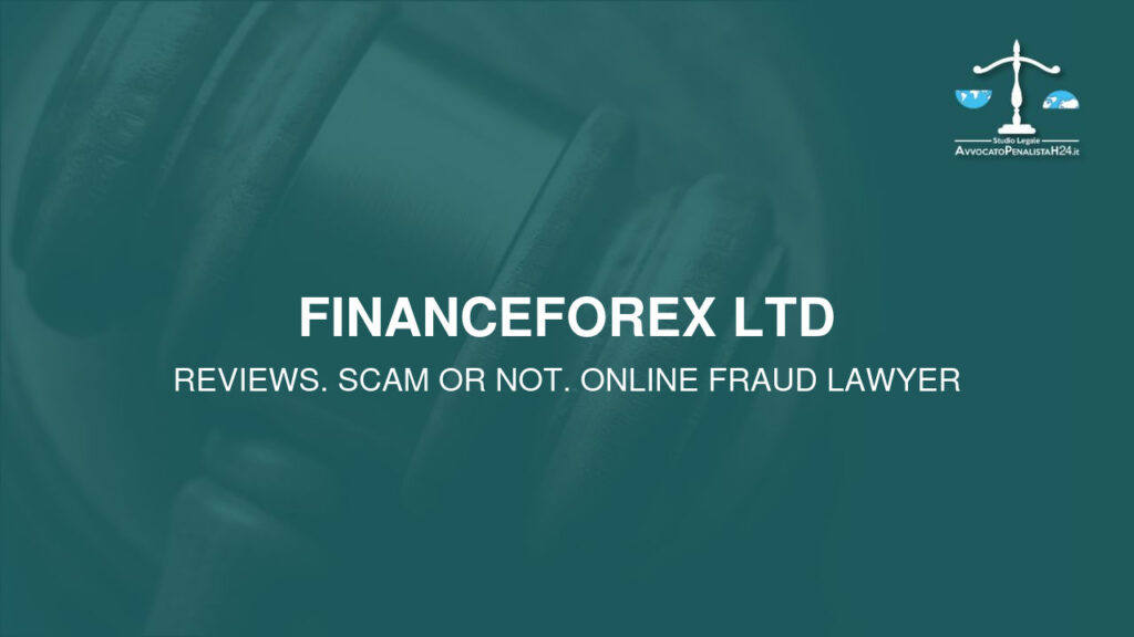 Financeforex ltd: attenzione alla truffa. Falso trading on line