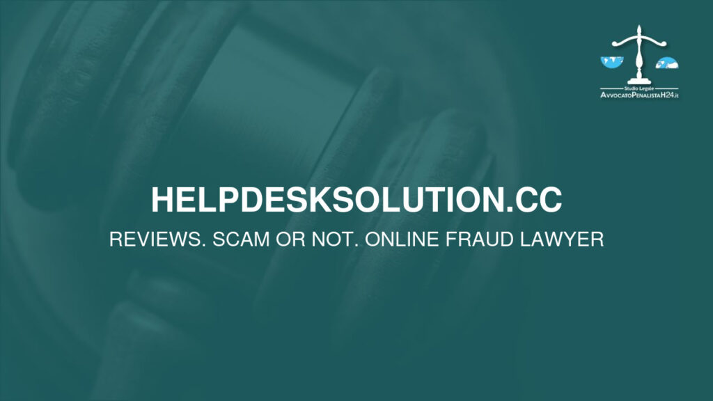 helpdesksolution.cc: attenzione alla truffa. Falso trading on line