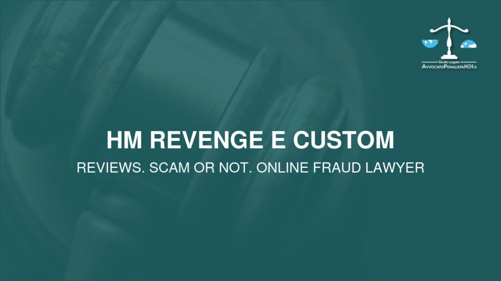HM revenge e custom: cuidado con la estafa. Trading en línea falso