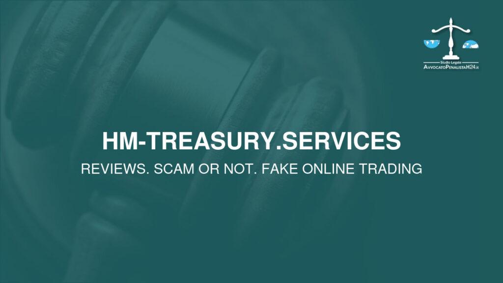 hm-treasury.services: attenzione alla truffa. Falso trading on line