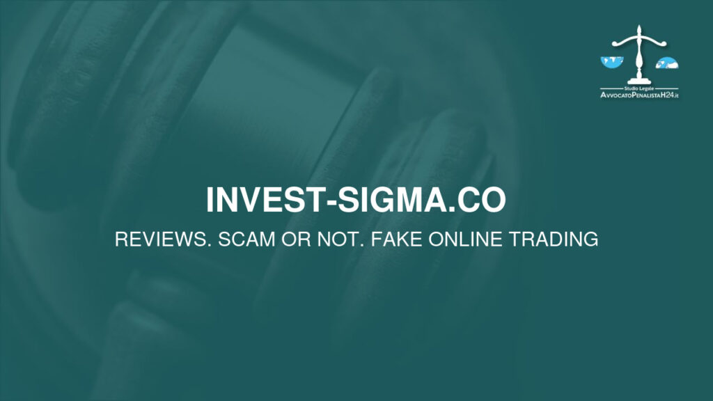 invest-sigma.co: avis arnaques en ligne. Avocat fraude en ligne