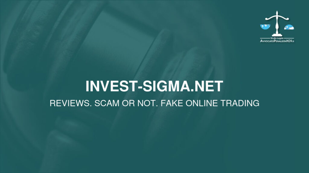 invest-sigma.net: attenzione alla truffa. Falso trading on line
