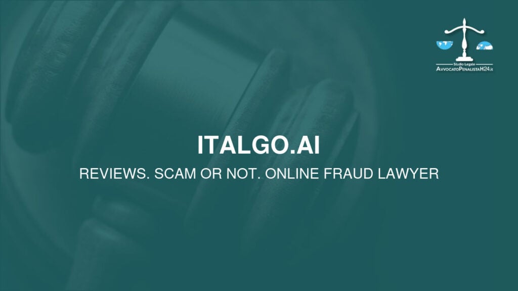 italgo.ai: cuidado con la estafa. Trading en línea falso