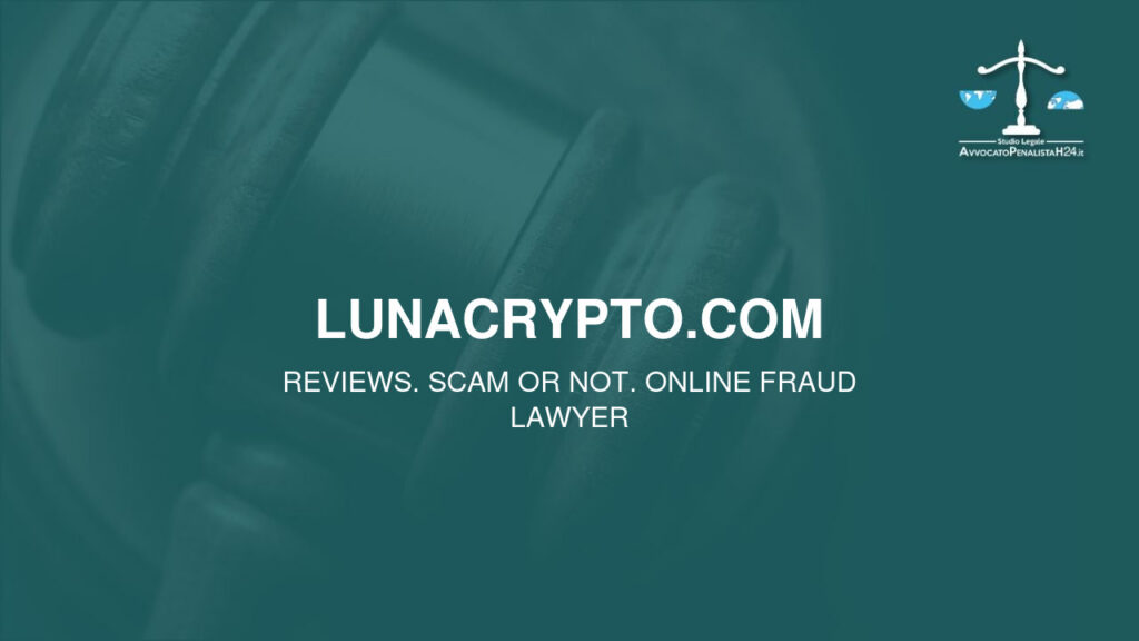 lunacrypto.com: cuidado con la estafa. Trading en línea falso